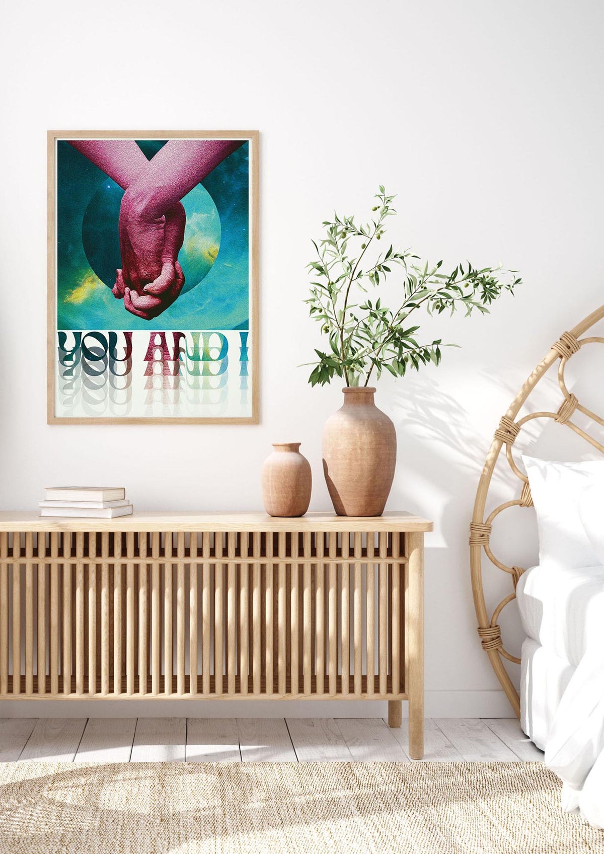 You And I Lofi Tropical Art For The Home - bedroom 3