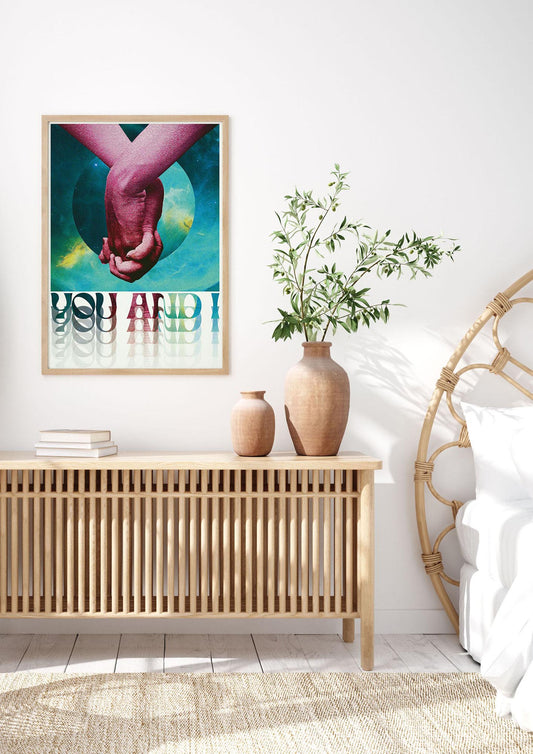You And I Lofi Tropical Art For The Home - bedroom 3