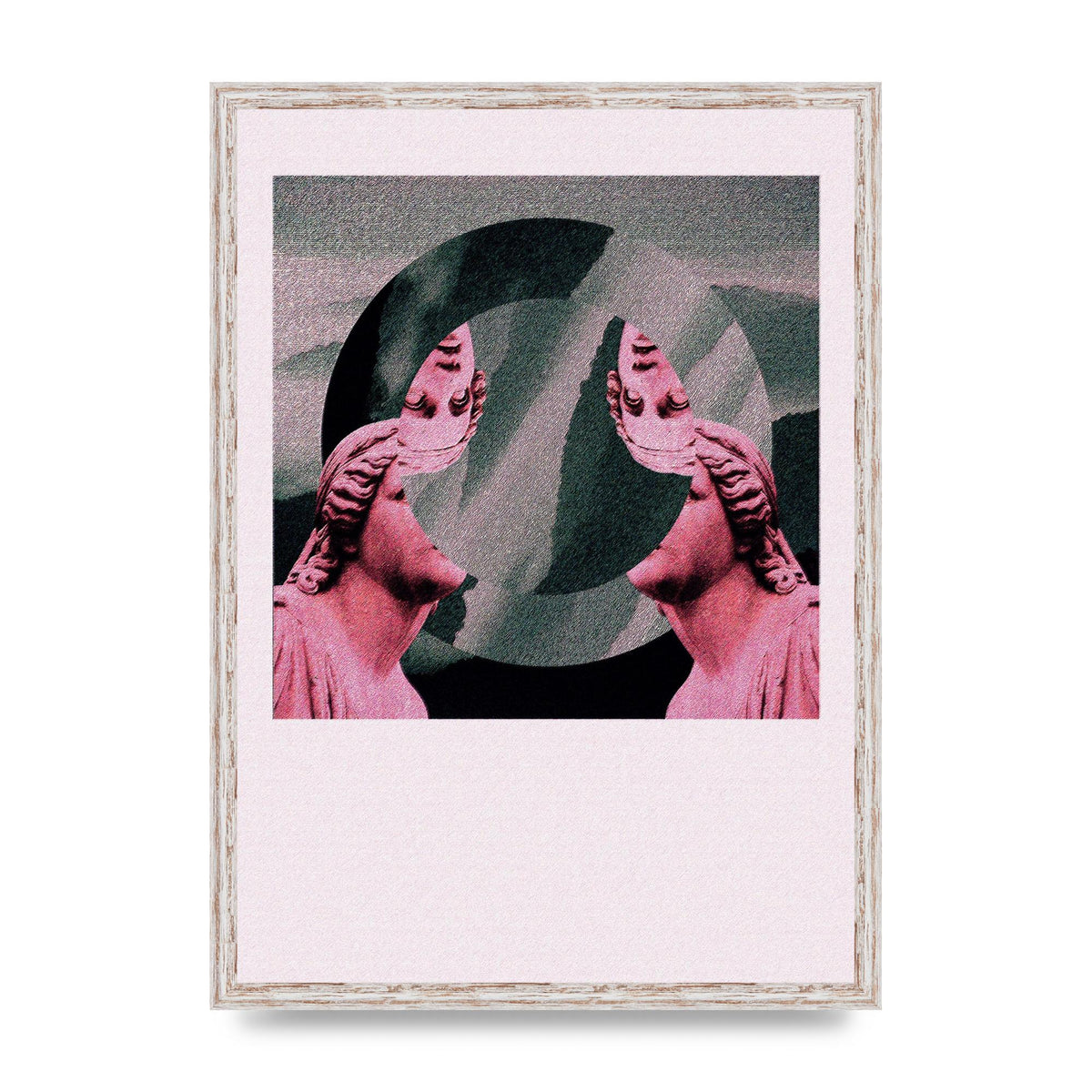Abstract Lofi Statue Wall Art - A2 framed