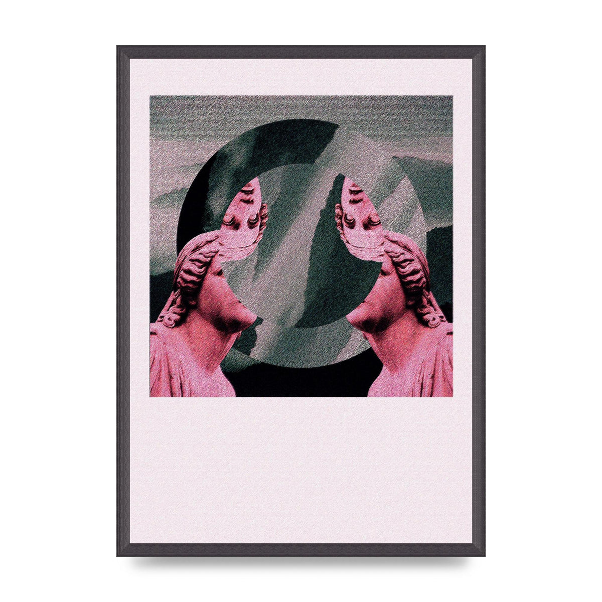 Abstract Lofi Statue Wall Art - A2 framed