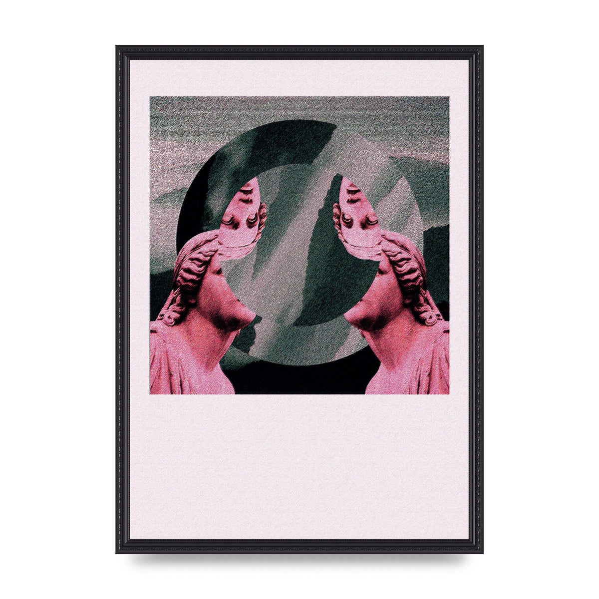 Abstract Lofi Statue Wall Art - A2 framed