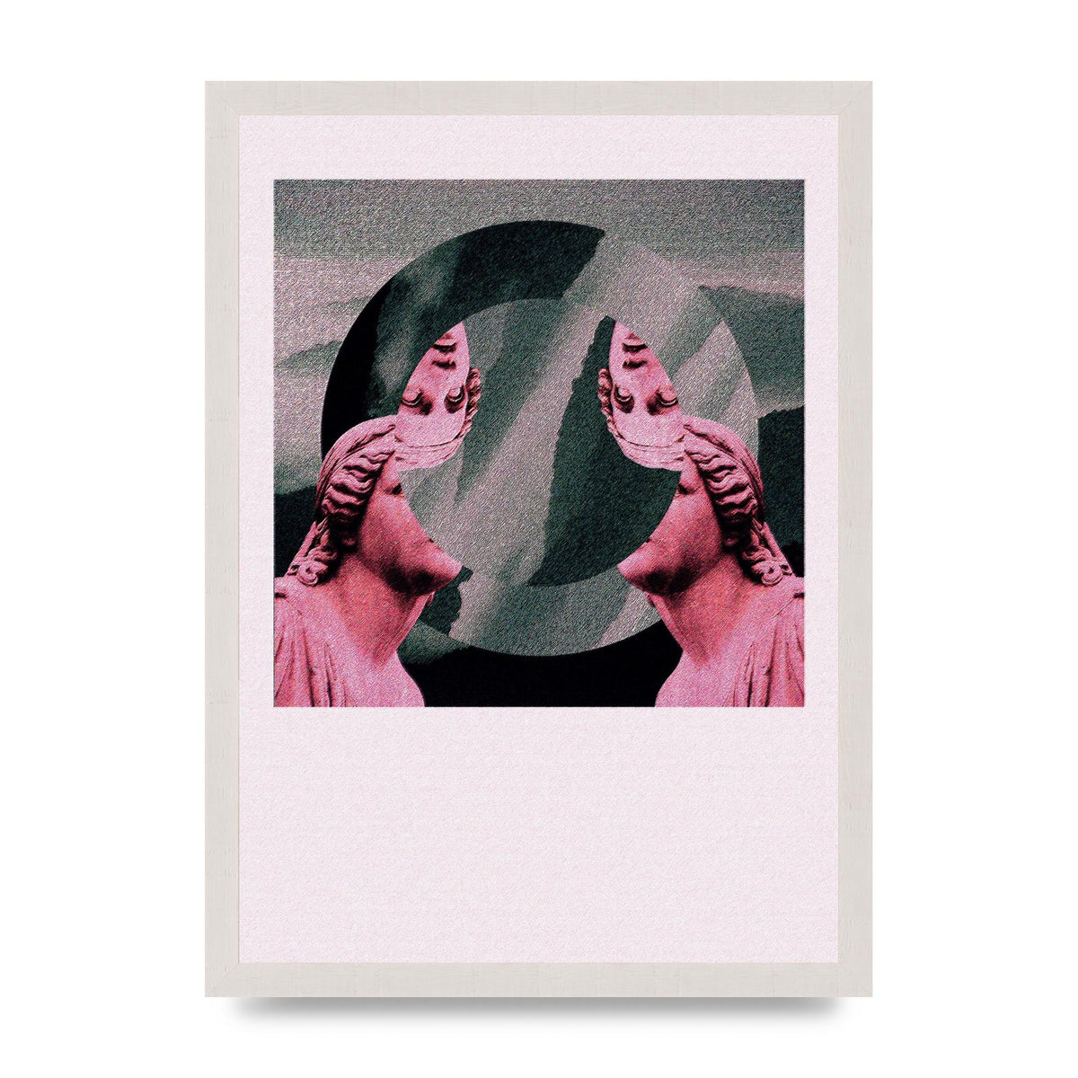 Abstract Lofi Statue Wall Art - A3 framed