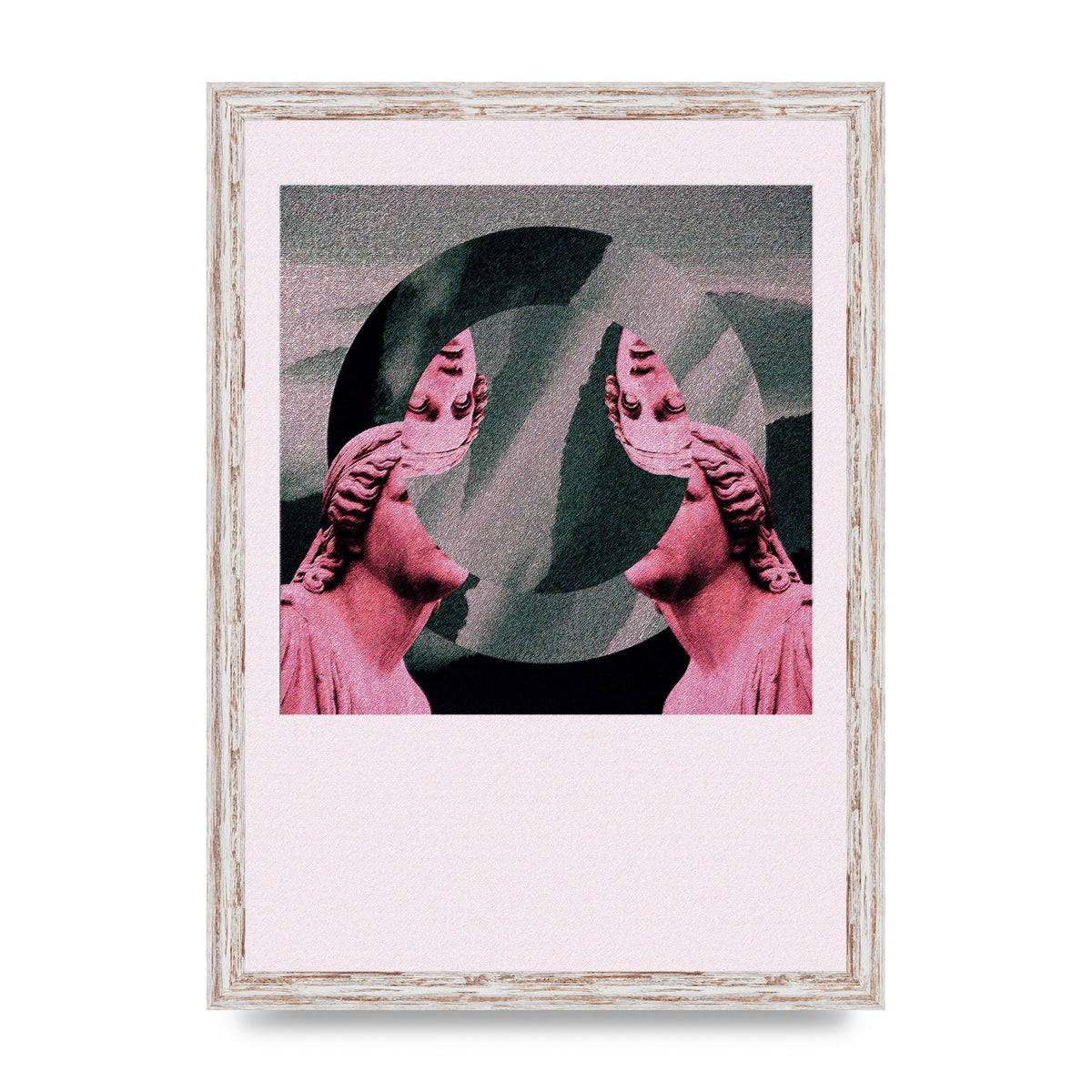 Abstract Lofi Statue Wall Art - A3 framed