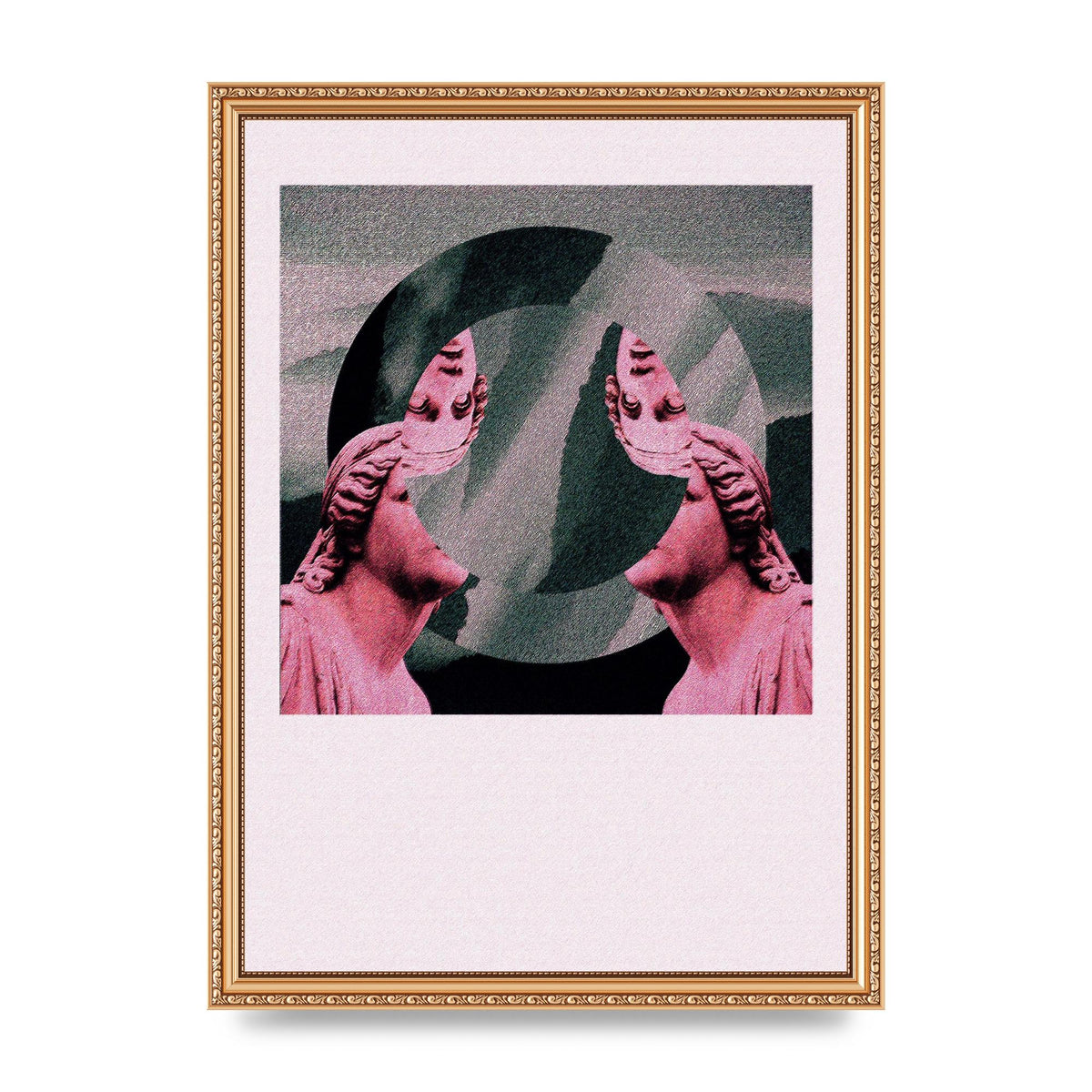 Abstract Lofi Statue Wall Art - A3 framed
