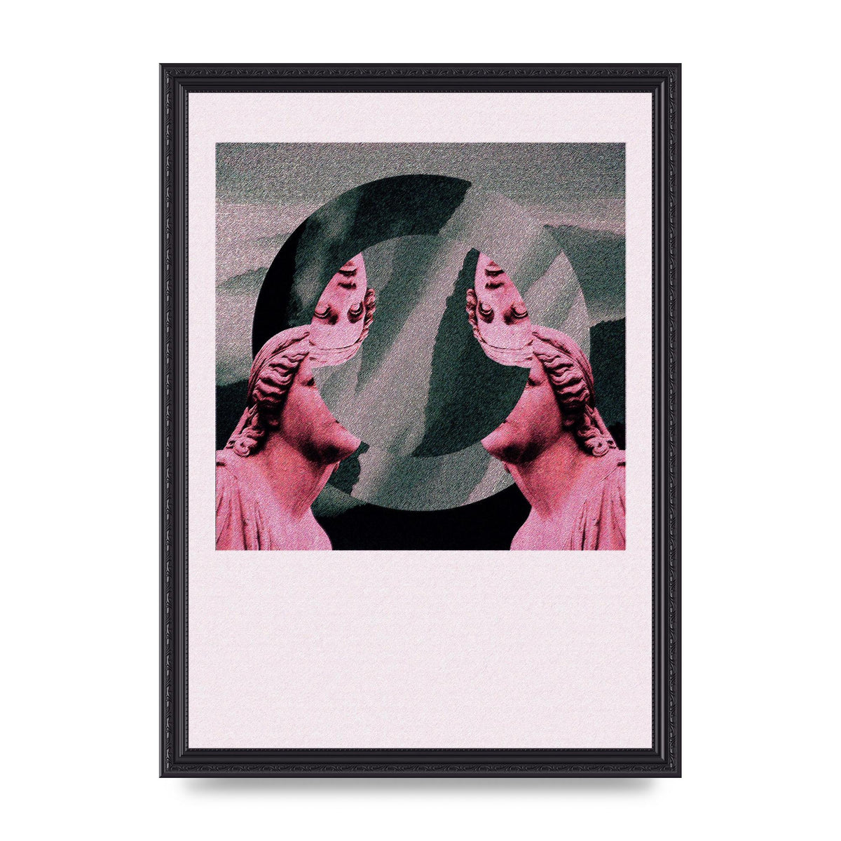 Abstract Lofi Statue Wall Art - A3 framed