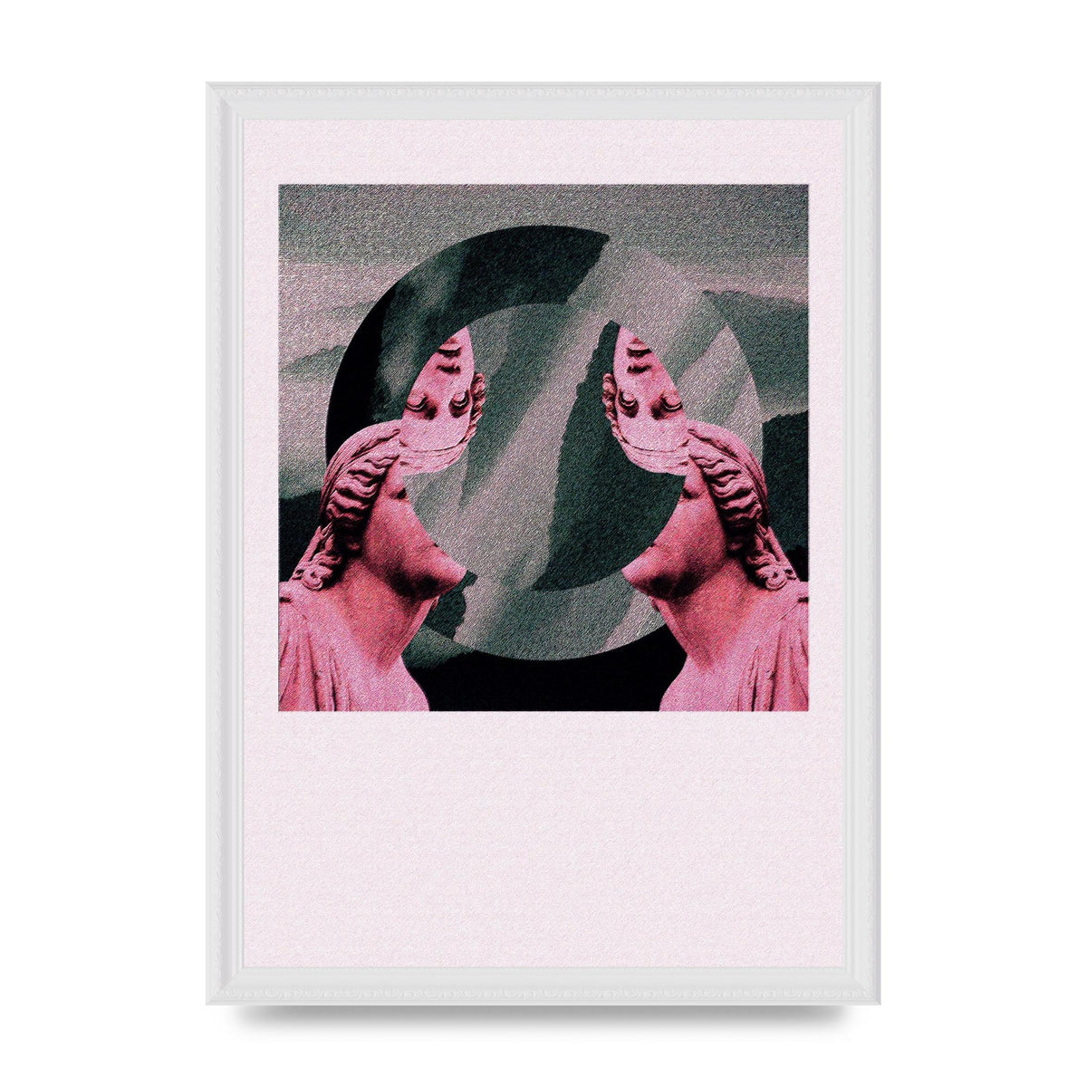 Abstract Lofi Statue Wall Art - A3 framed