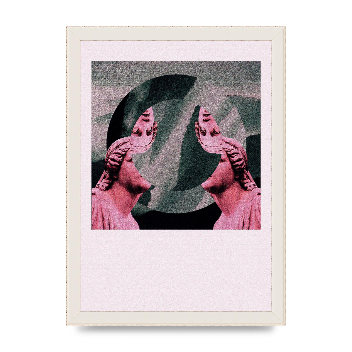 Abstract Lofi Statue Wall Art - A4 framed