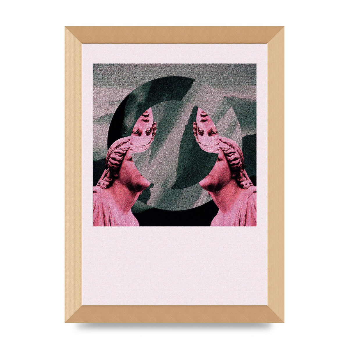 Abstract Lofi Statue Wall Art - A4 framed