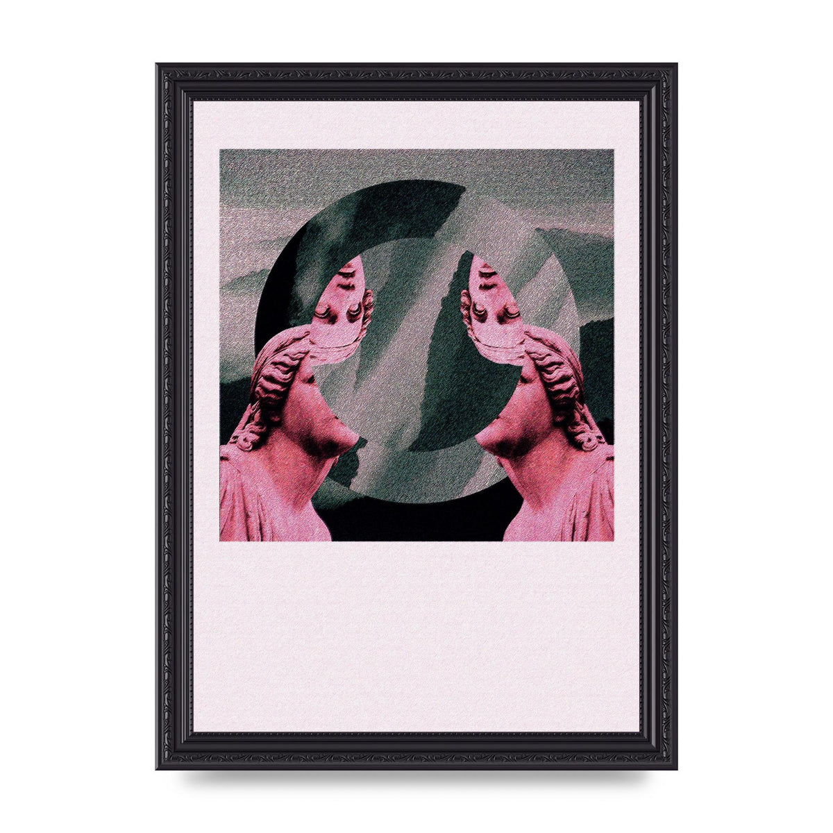 Abstract Lofi Statue Wall Art - A4 framed