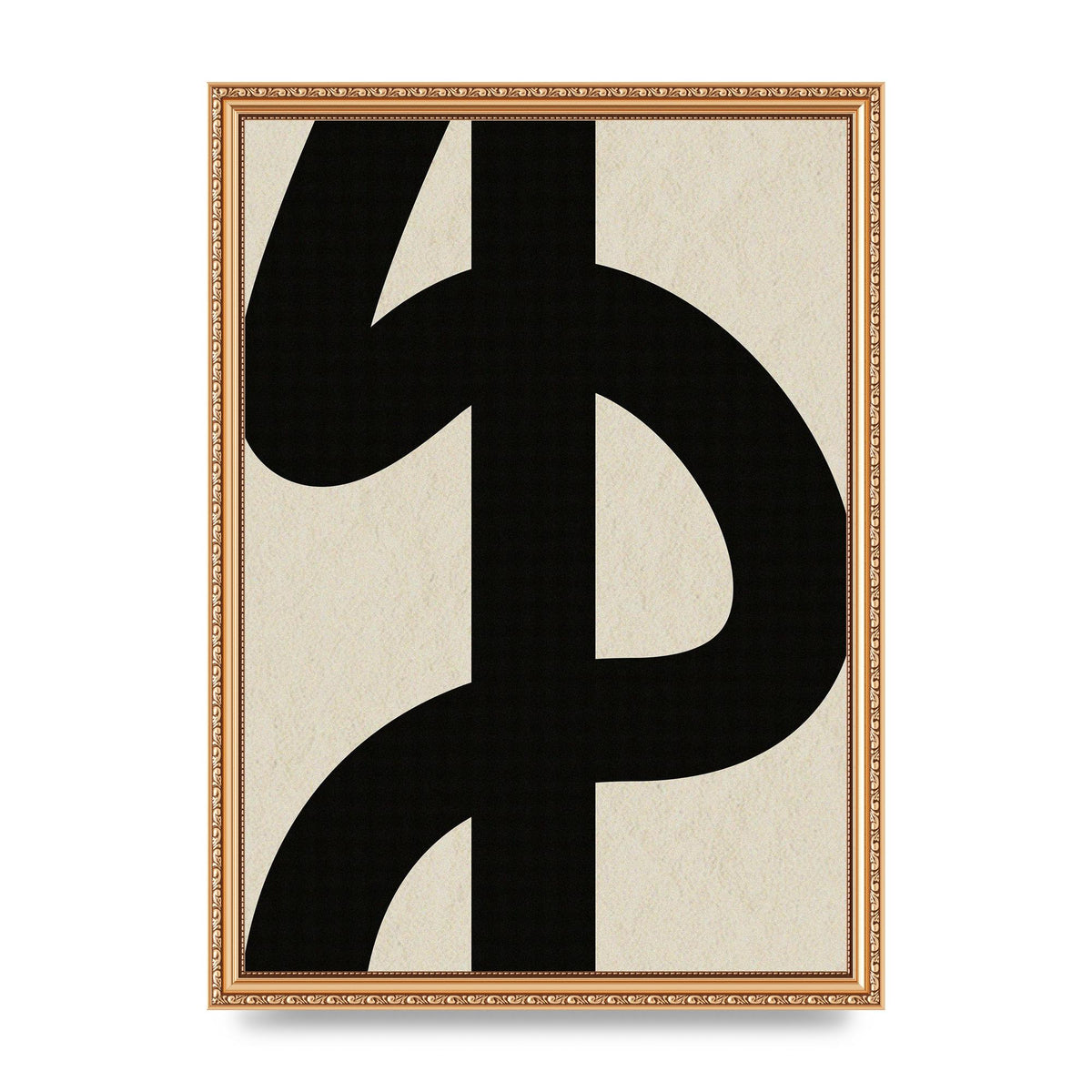 Abstract Thick Line Art For The Home - A3 framed