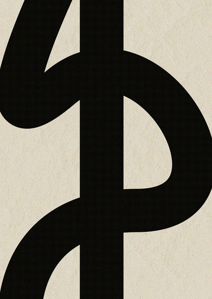 Abstract Thick Line Art For The Home - detail