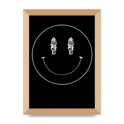 Eyes On You Acid House Smiley Wall Art - A4 framed