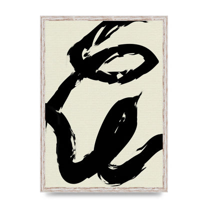 Abstract Brush Art For The Home - A2 framed