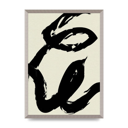 Abstract Brush Art For The Home - A2 framed