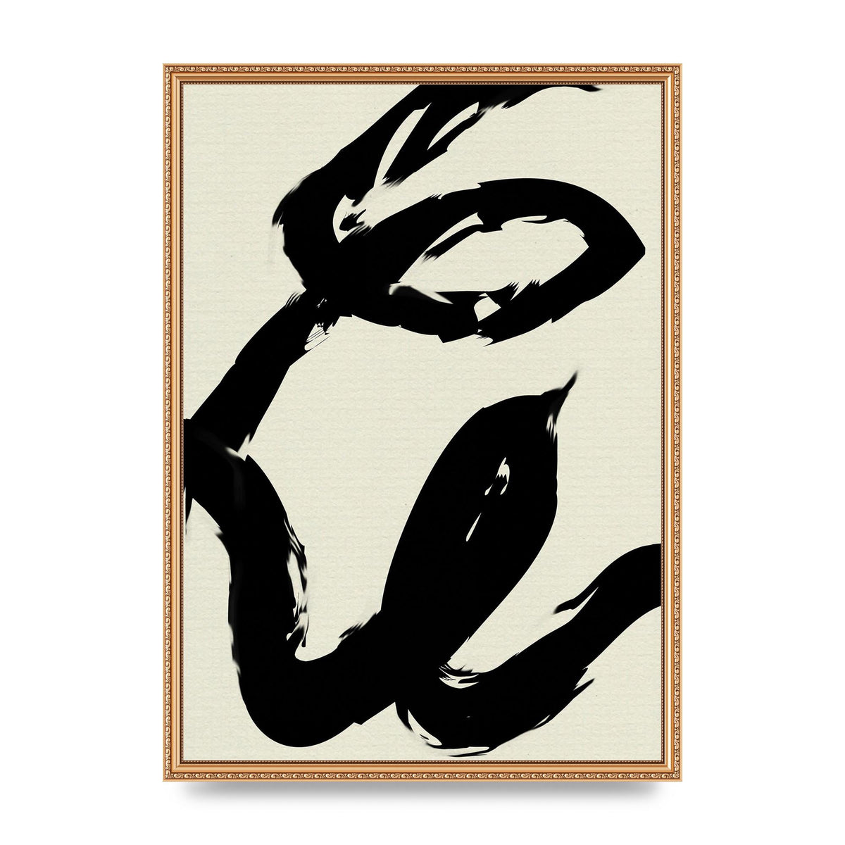 Abstract Brush Art For The Home - A2 framed