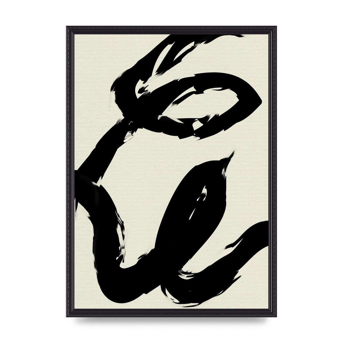 Abstract Brush Art For The Home - A2 framed