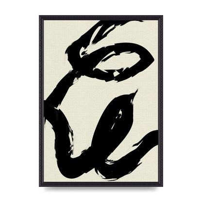 Abstract Brush Art For The Home - A2 framed