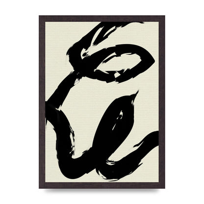 Abstract Brush Art For The Home - A3 framed