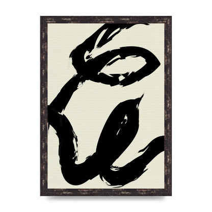 Abstract Brush Art For The Home - A3 framed