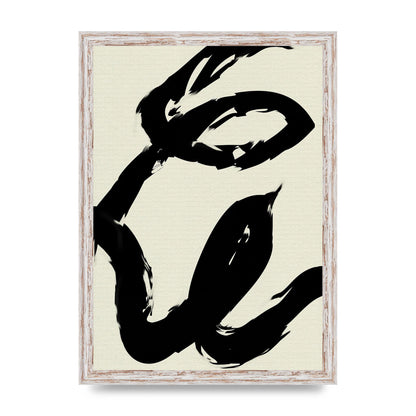 Abstract Brush Art For The Home - A3 framed