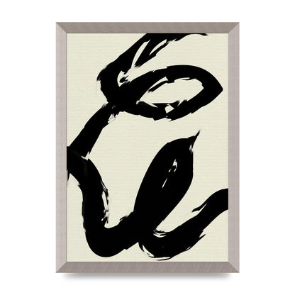 Abstract Brush Art For The Home - A3 framed