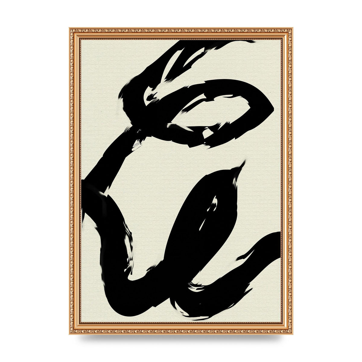 Abstract Brush Art For The Home - A3 framed