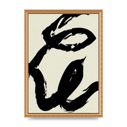 Abstract Brush Art For The Home - A3 framed