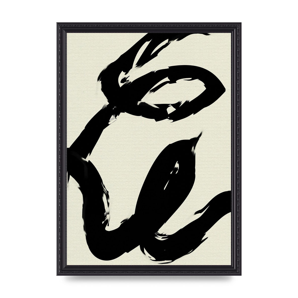 Abstract Brush Art For The Home - A3 framed