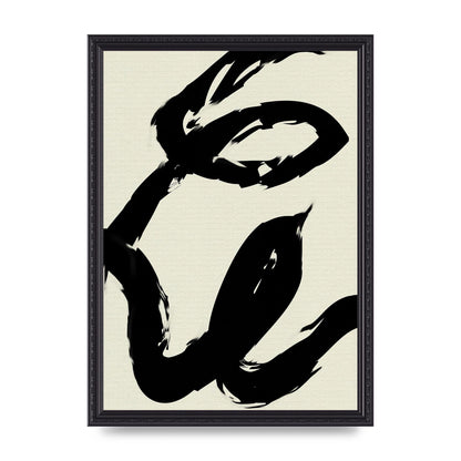 Abstract Brush Art For The Home - A3 framed