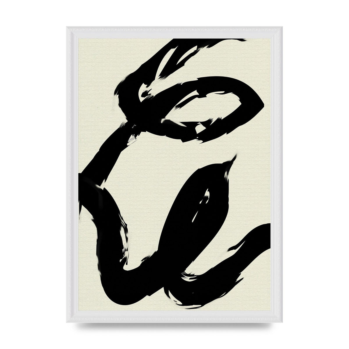 Abstract Brush Art For The Home - A3 framed