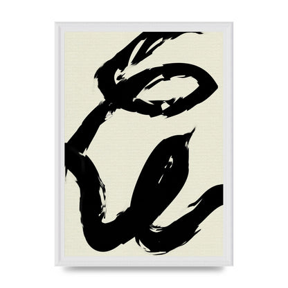 Abstract Brush Art For The Home - A3 framed