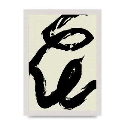 Abstract Brush Art For The Home - A4 framed