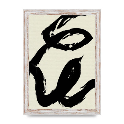 Abstract Brush Art For The Home - A4 framed