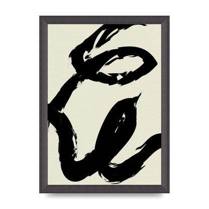 Abstract Brush Art For The Home - A4 framed