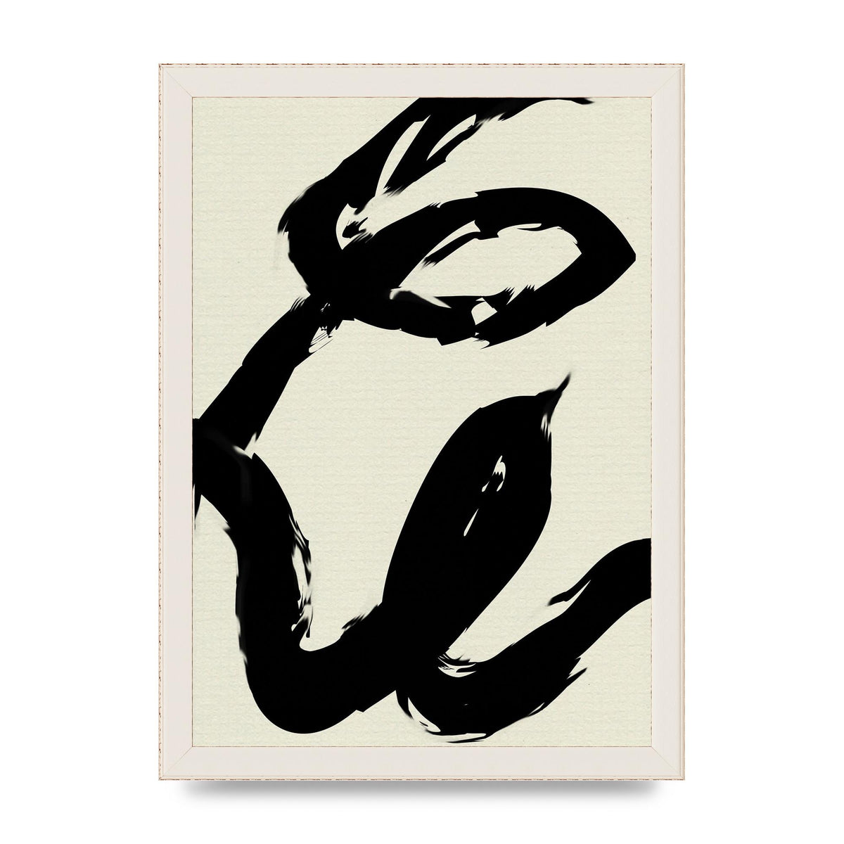 Abstract Brush Art For The Home - A4 framed