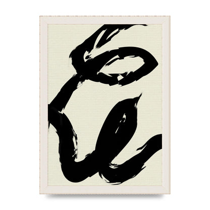 Abstract Brush Art For The Home - A4 framed