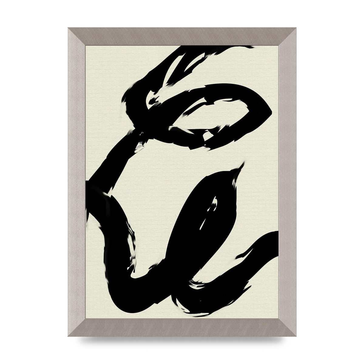 Abstract Brush Art For The Home - A4 framed
