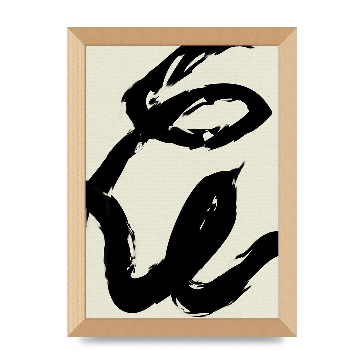 Abstract Brush Art For The Home - A4 framed