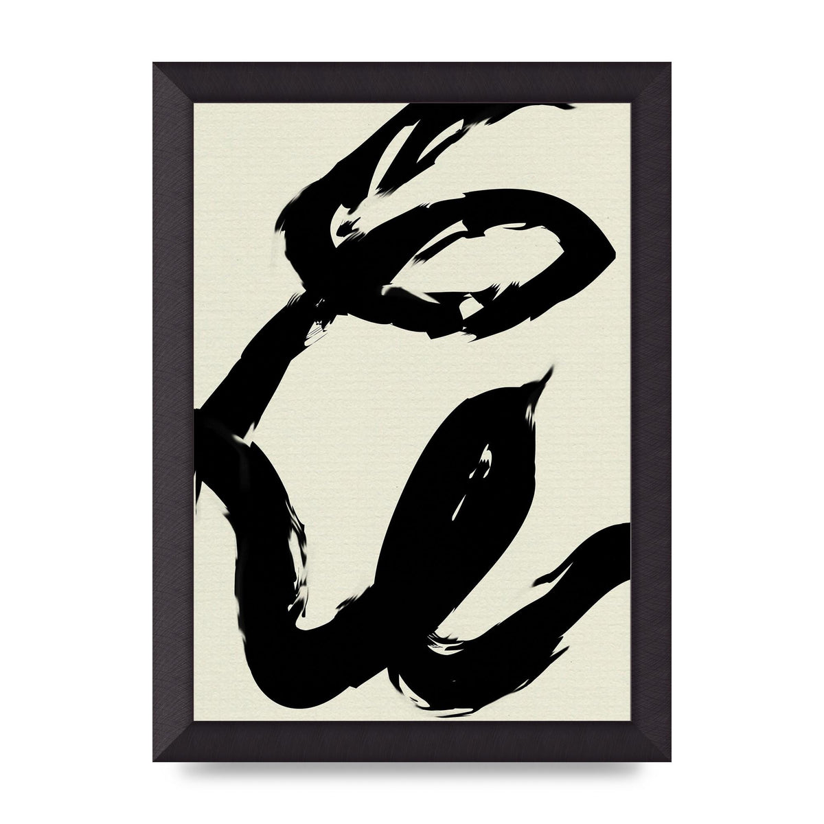 Abstract Brush Art For The Home - A4 framed
