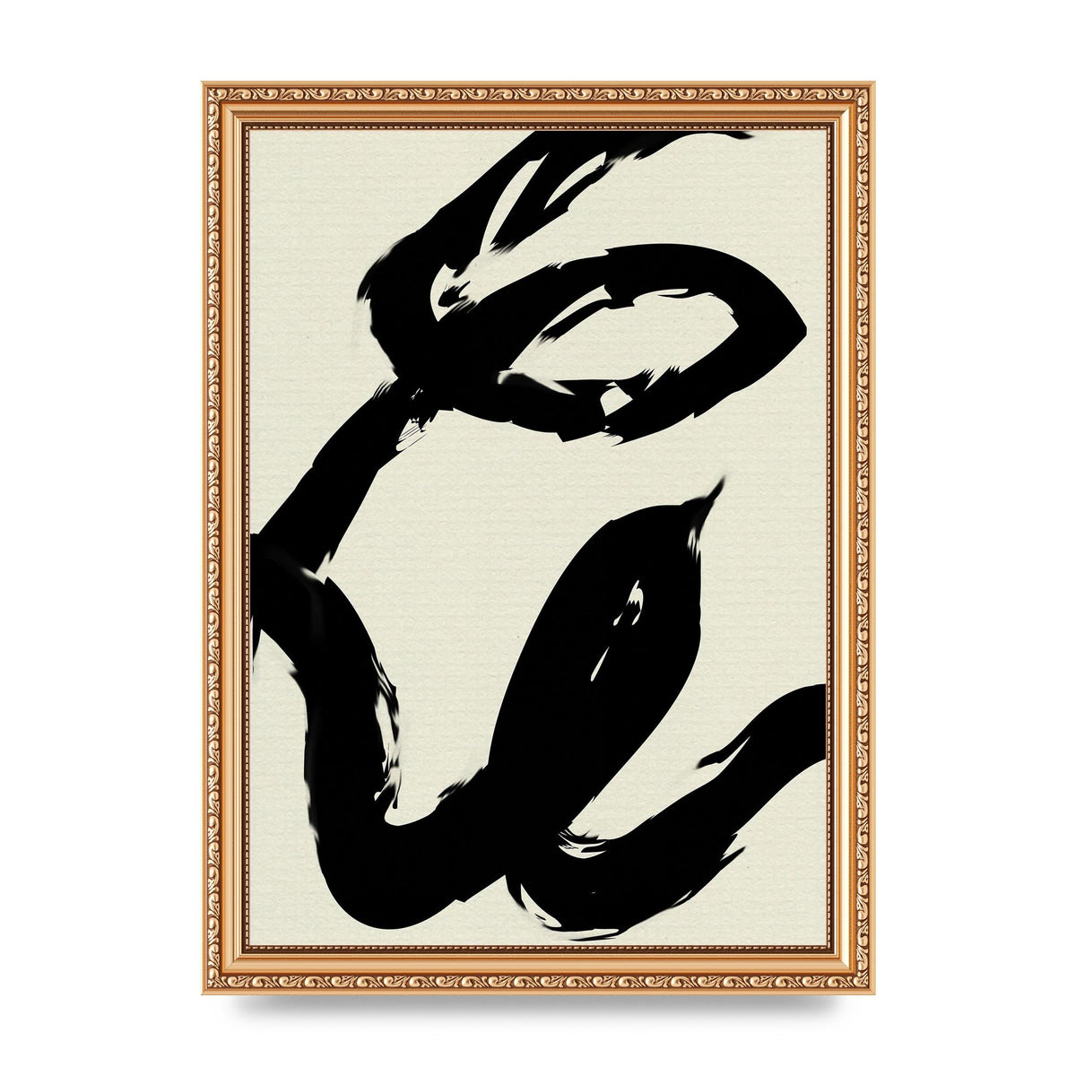 Abstract Brush Art For The Home - A4 framed