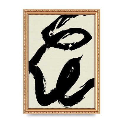 Abstract Brush Art For The Home - A4 framed