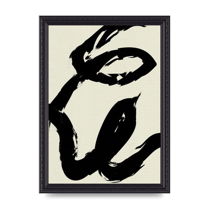 Abstract Brush Art For The Home - A4 framed
