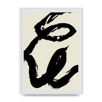 Abstract Brush Art For The Home - A4 framed