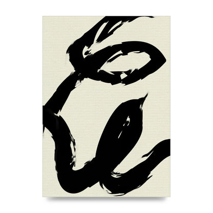 Abstract Brush Art For The Home - unframed print
