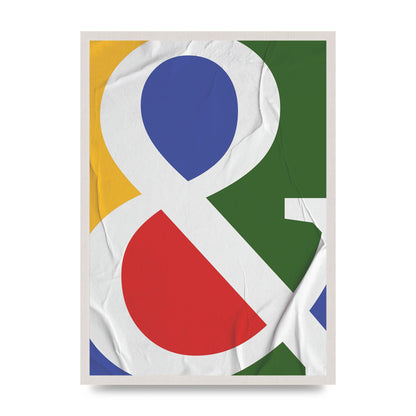 Ampersand Colour Art For The Home - A2 framed