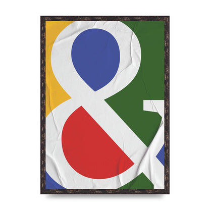 Ampersand Colour Art For The Home - A2 framed