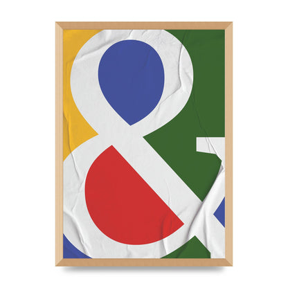 Ampersand Colour Art For The Home - A2 framed
