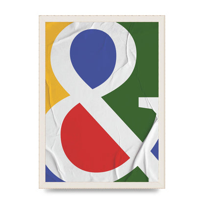 Ampersand Colour Art For The Home - A3 framed