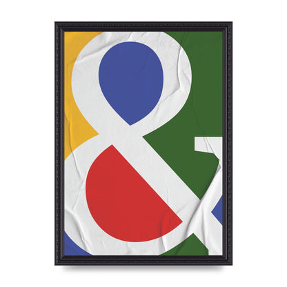 Ampersand Colour Art For The Home - A3 framed