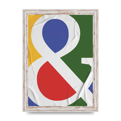 Ampersand Colour Art For The Home - A4 framed